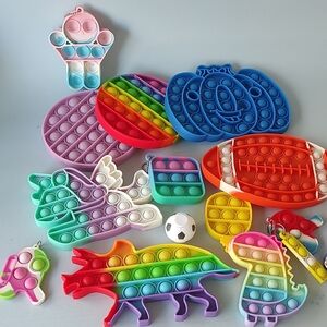 Fidget Toys Variety Excellent Condition Sensory Soft Multicolor